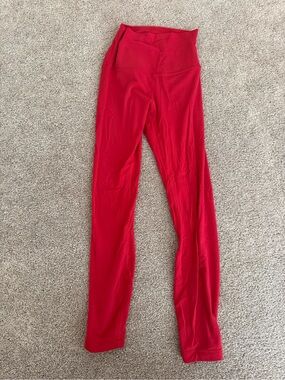 lululemon athletica Red High-Rise Leggings